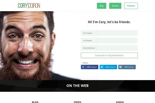 Divi theme site design template sample