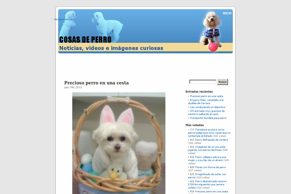 cosasdeperro.com site used Antonio