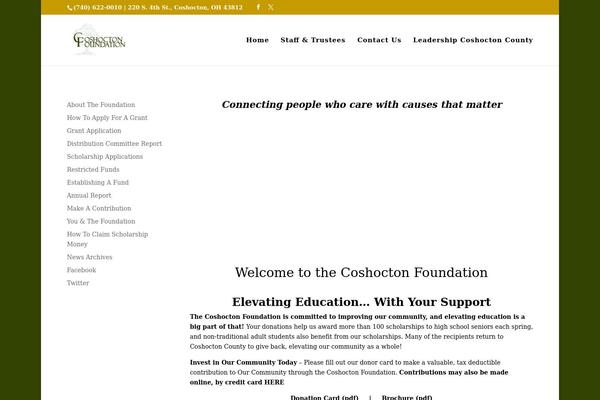 WordPress website example screenshot