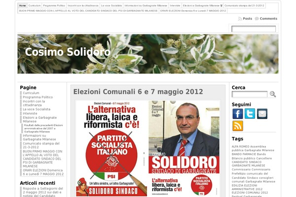 WordPress website example screenshot