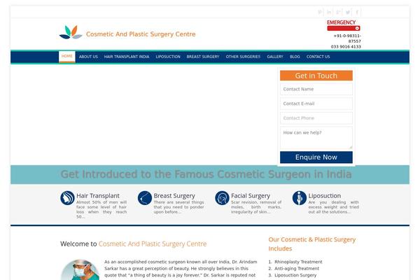 cosmetic-surgery-india.co.in site used Drsarkar