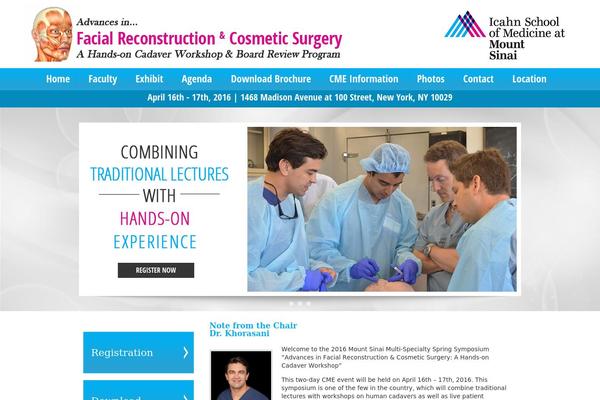 cosmeticcadaverworkshop.com site used Mtsinai