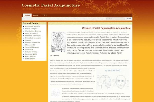 oriental theme site design template sample