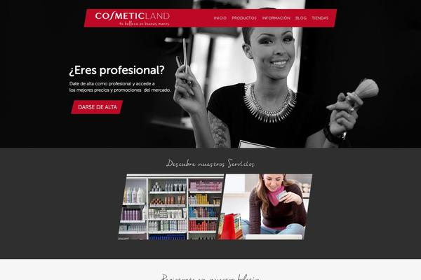 cosmeticland.es site used Cosmeticland