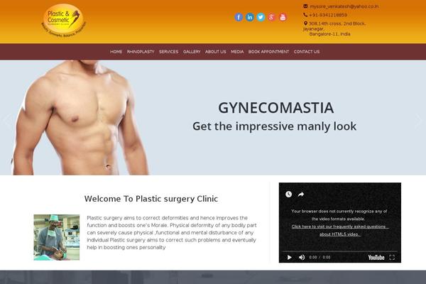 cosmeticsurgerybangaloreindia.com site used Cosmetic-surgery
