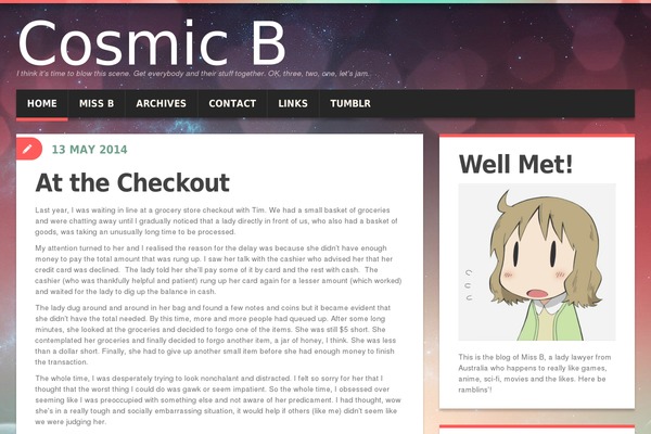 cosmic-b.com site used Duena