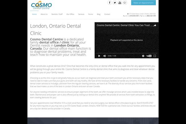 cosmodentalcentre.com site used Medical Doctor