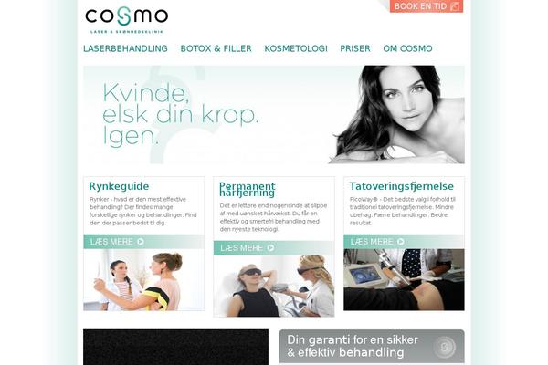 Cosmo theme site design template sample