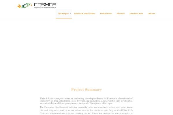 cosmos-h2020.eu site used Y-theme-child