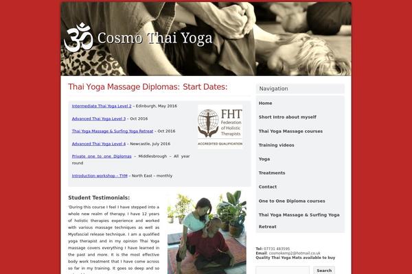 cosmothaiyoga.com site used Cosmothaiyoga_v2
