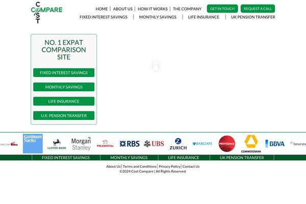 cost-compare.com site used Cost-compare