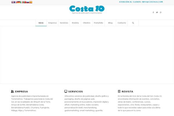 Enfold theme site design template sample
