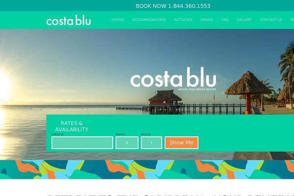 costablubelize.com site used Costa-blu