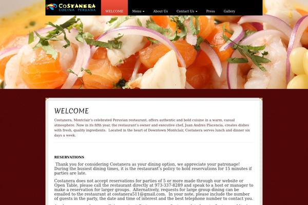 Gdrestaurant theme site design template sample