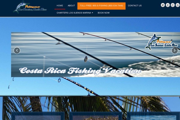 costarica-fishing.com site used Parallax Pro