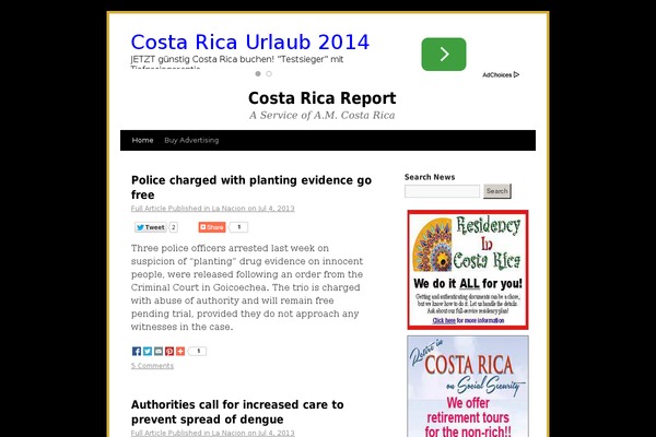 WordPress website example screenshot
