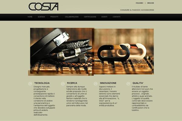 Costa theme site design template sample