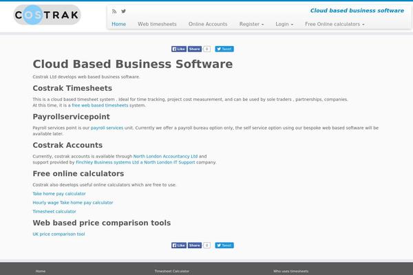 WordPress website example screenshot