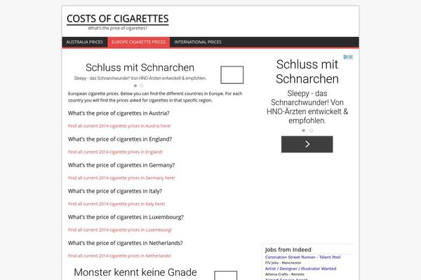WordPress website example screenshot