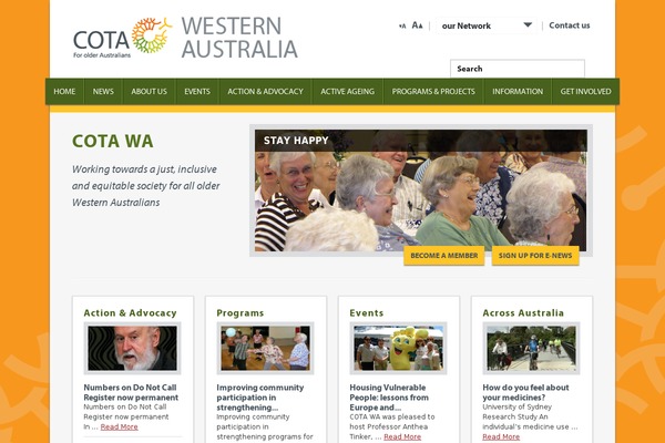 cotawa.org.au site used Cotawa_theme