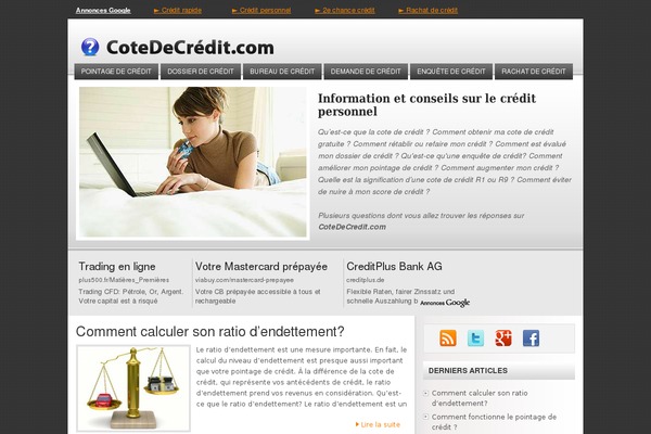 cotedecredit.com site used Businessvision