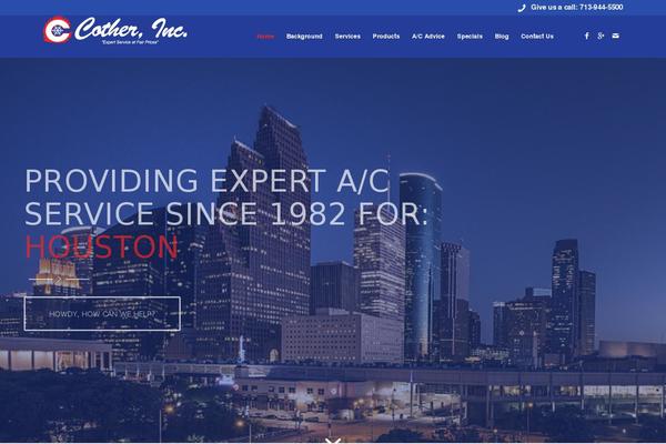 Enfold theme site design template sample