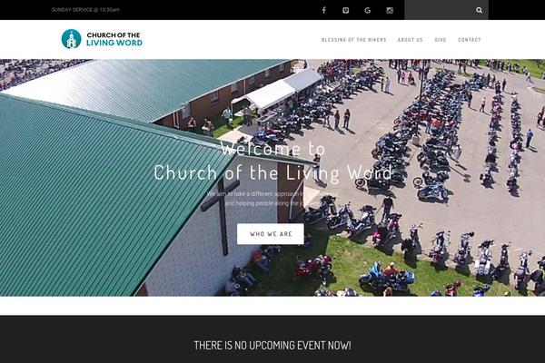 Church-suite theme site design template sample