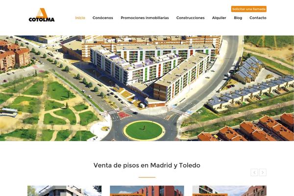 Construction theme site design template sample