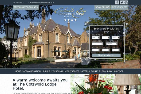cotswoldlodgehotel.co.uk site used Costwoldtheme