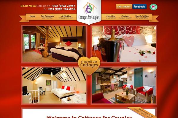 cottagesforcouples.ie site used Cottagesforcouples