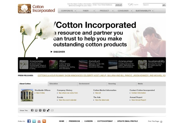 cottoninc.com site used Cottoninc