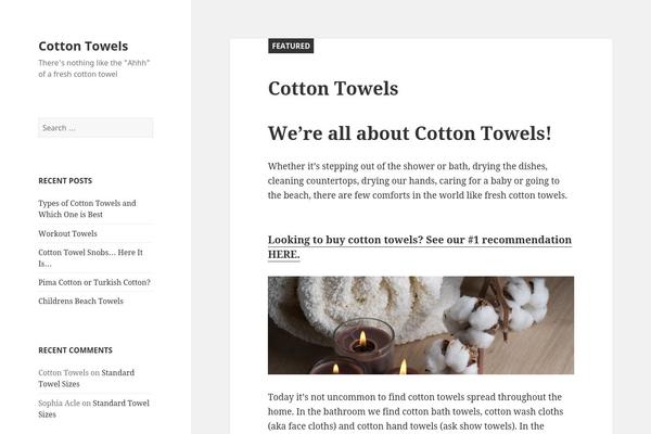 Twenty Fifteen theme site design template sample