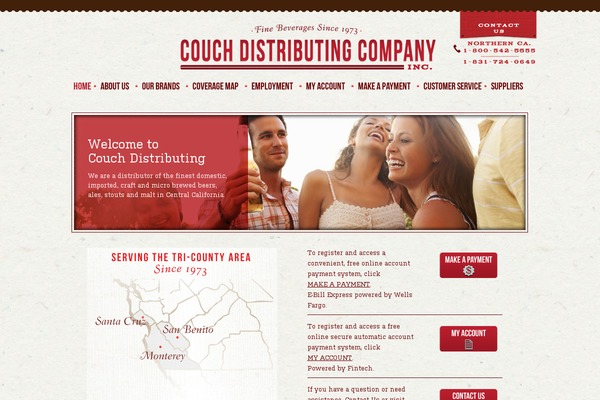 couchdistributing.com site used Couch