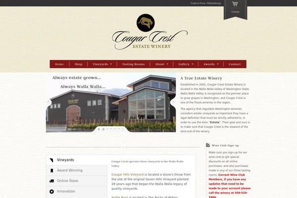 cougarcrestwinery.com site used Ccw