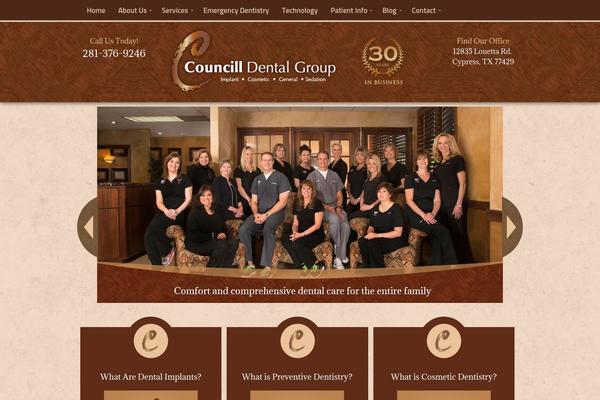 councilldental.com site used Council