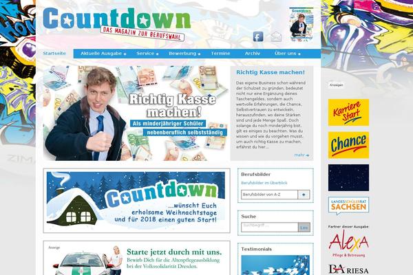 countdownonline.de site used Countdown-theme