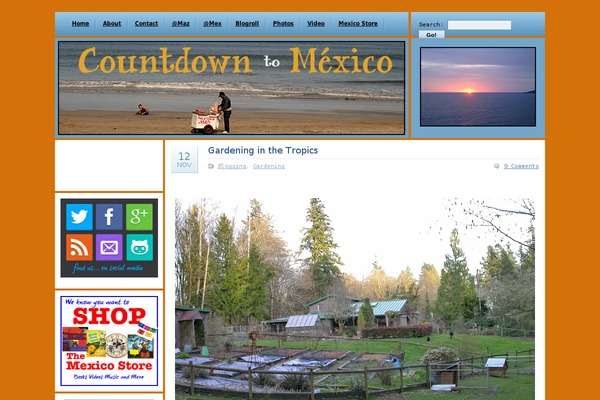 countdowntomexico.com site used Amiable