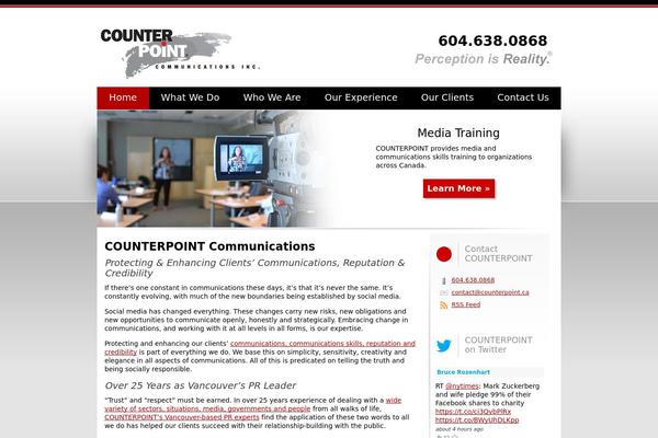 Counterpoint theme site design template sample