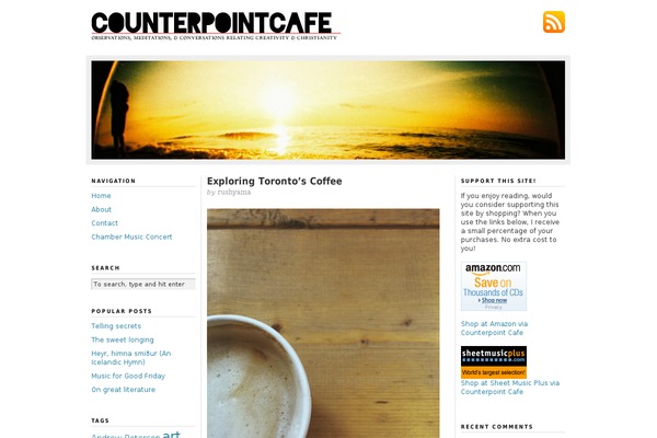 counterpointcafe.com site used Neoclassical