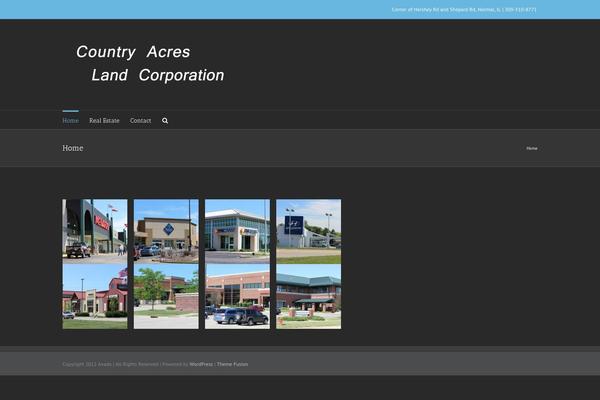 WordPress website example screenshot