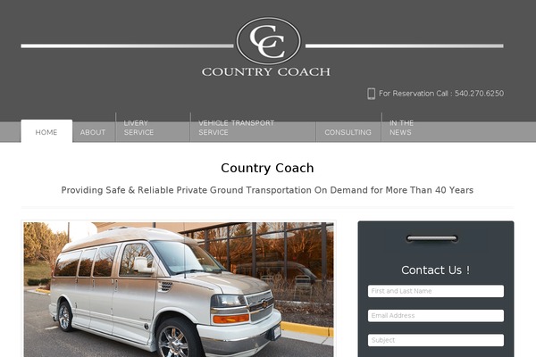 countrycoach.net site used AppointWay