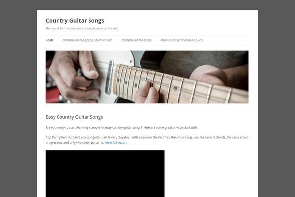 Twenty Twelve theme site design template sample