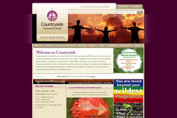 countrysideucc.org site used Countryside