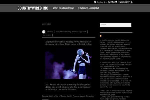 WordPress website example screenshot