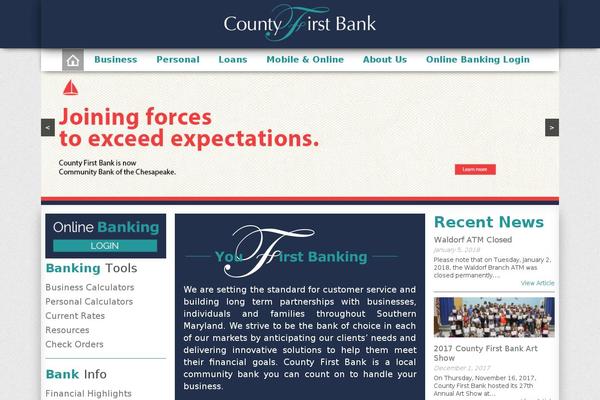 countyfirstbank.com site used Countyfirst-wp