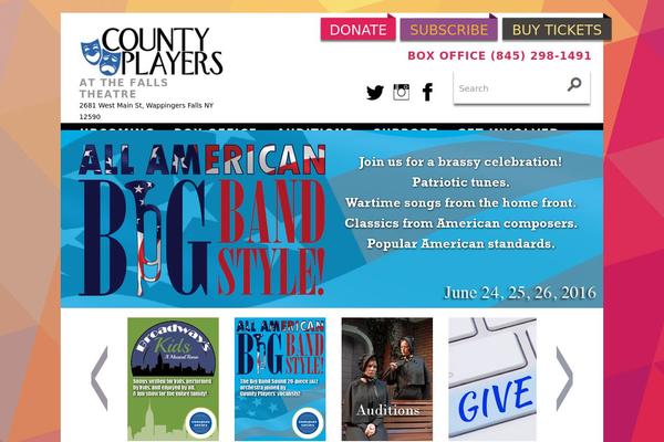 countyplayers.org site used County