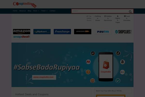 coupindia.com site used Template_coupon_orange