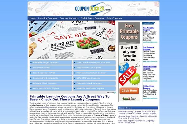 coupon-clicker.com site used Heatmap-adsense-darkblue