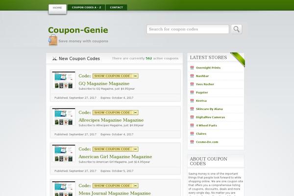 coupon-genie.org site used Clipper