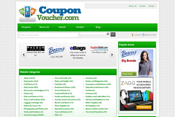 coupon-voucher.com site used Couponpress